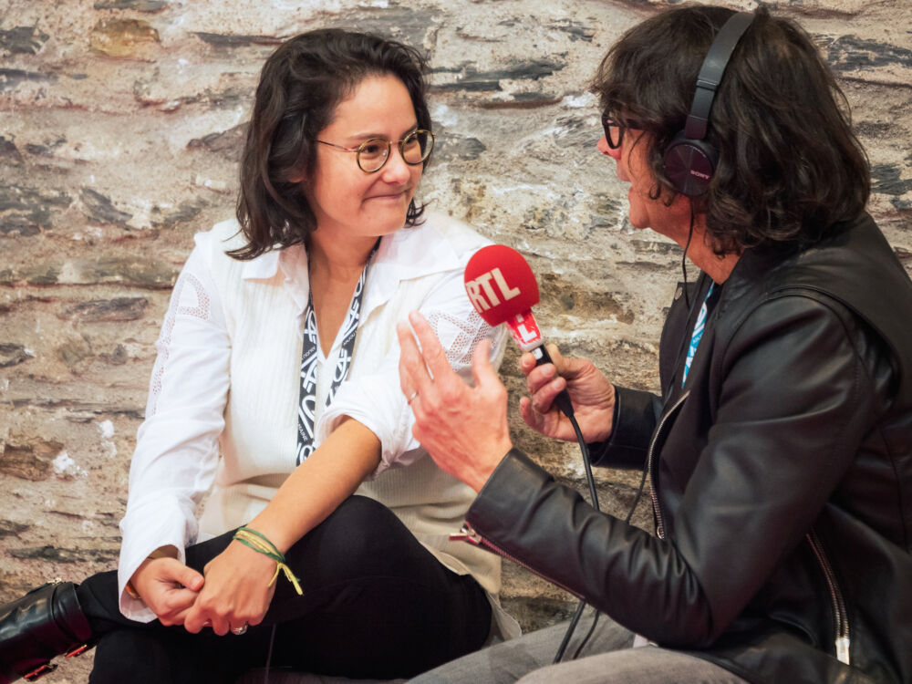 Phalène de la Valette, créatrice du festival, interrogée par le correspondant local de RTL, peut avoir le sourire : cette première édition a été un beau succès.