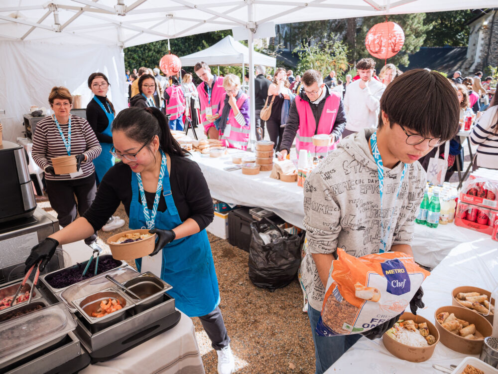 Une des solutions de restauration proposées au public lors des trois jours du Festival.